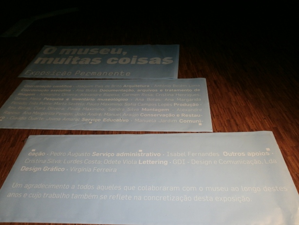 "O museu muitas coisas" , últimos preparativos | Foto: Ana Botas